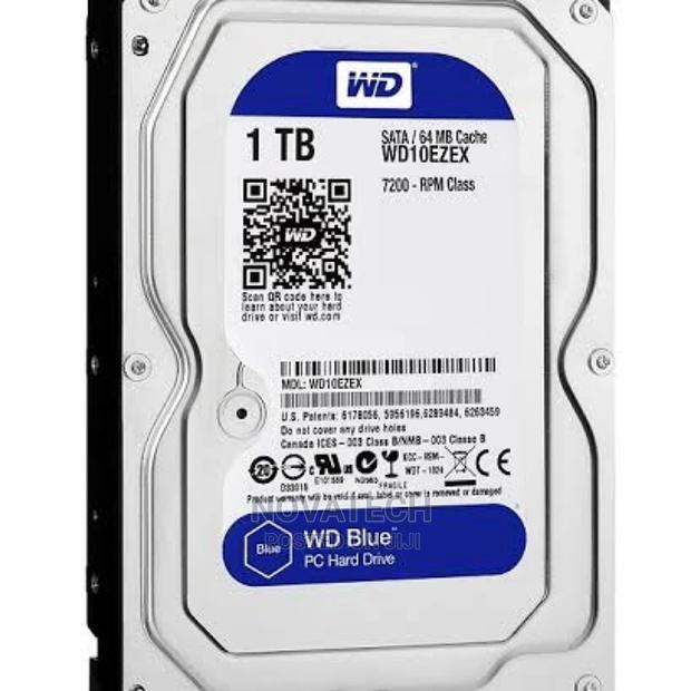 WD Blue PC Desktop Hard Drive 1TB, 64 MB, 7200rpm - WD10EZEX