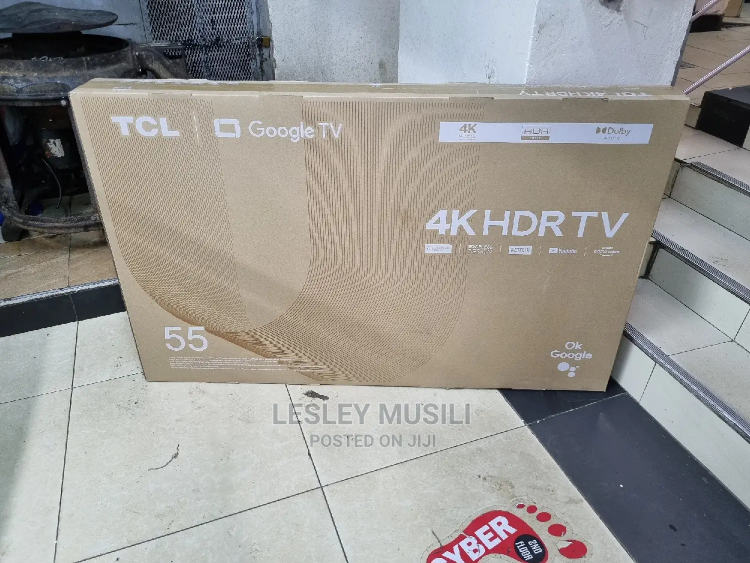 Tcl 55' T635 With Google Tv