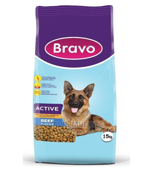 Bravo Active Dry Dog Food Beef Flavour -15kg - main view