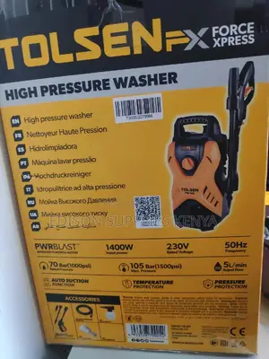 Tolsen High Pressure Washer Car Wash Machine 1400W Best