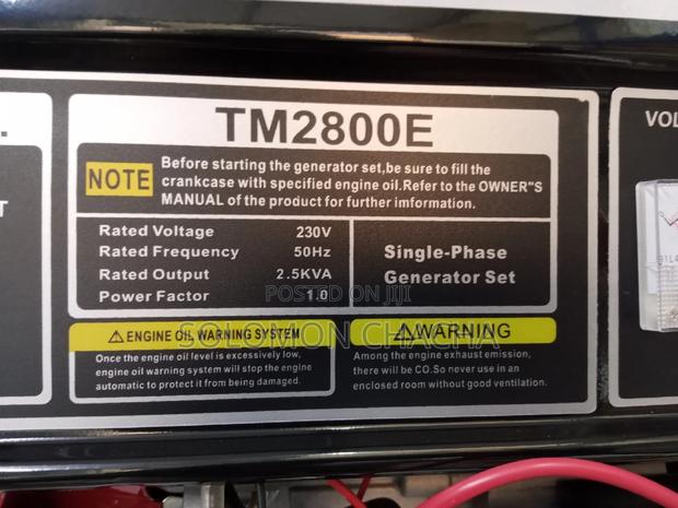 Tamashi 2.5kva Gasoline Generator - thumbnail 3