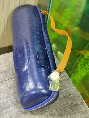 JBL Leather Charge 5 Bag (Blue)