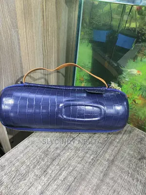 JBL Leather Charge 5 Bag (Blue)