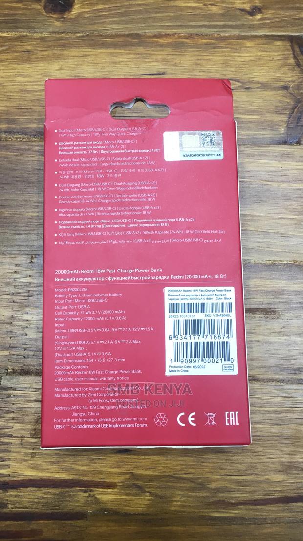 Original Redmi 20,000 Mah Powerbank - thumbnail 2