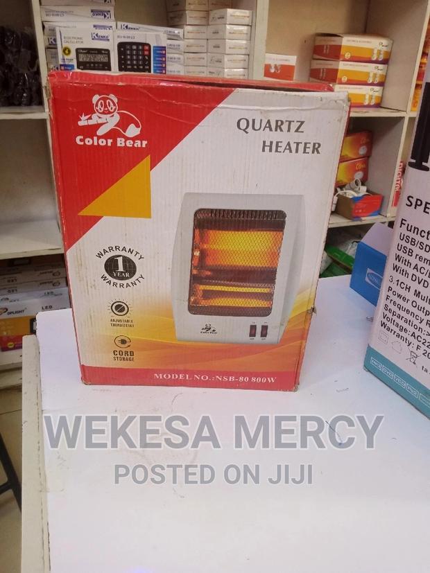 Quartz Room Heater. 800watts. White - main view