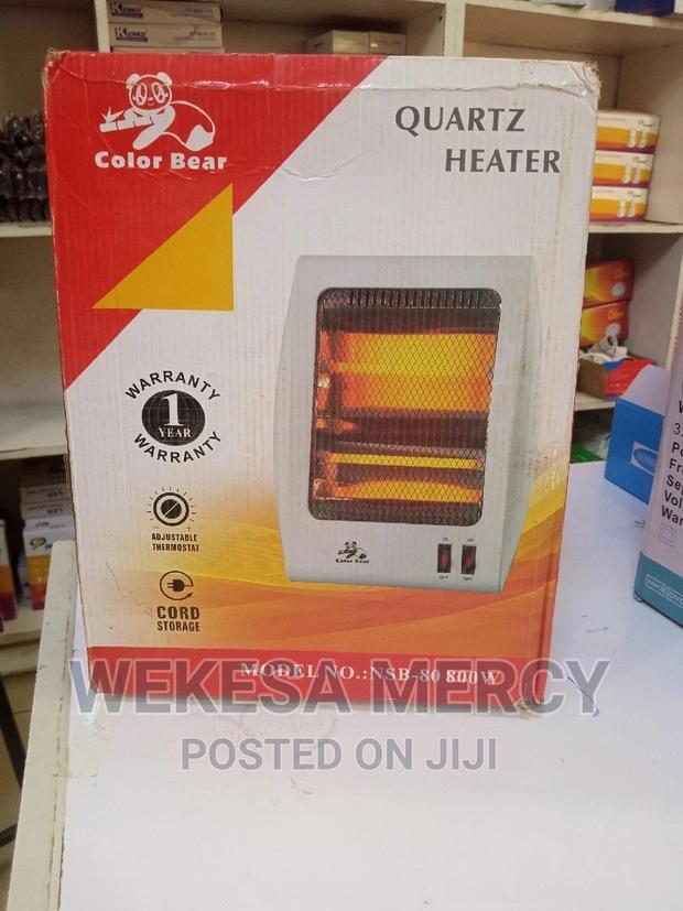 Quartz Room Heater. 800watts. White - thumbnail 2