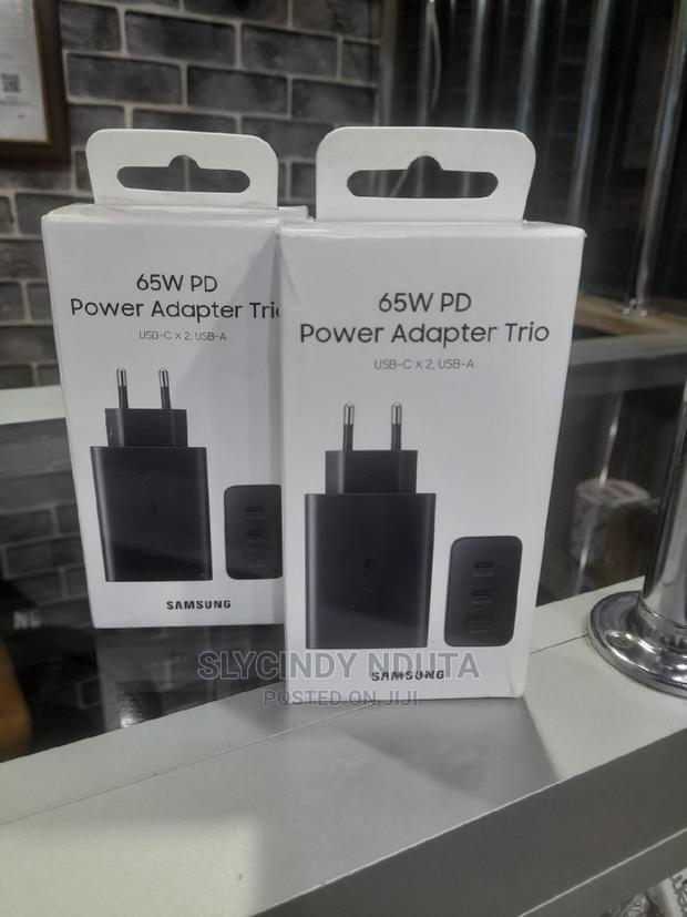 65W PD Power Adapter Trio - main view