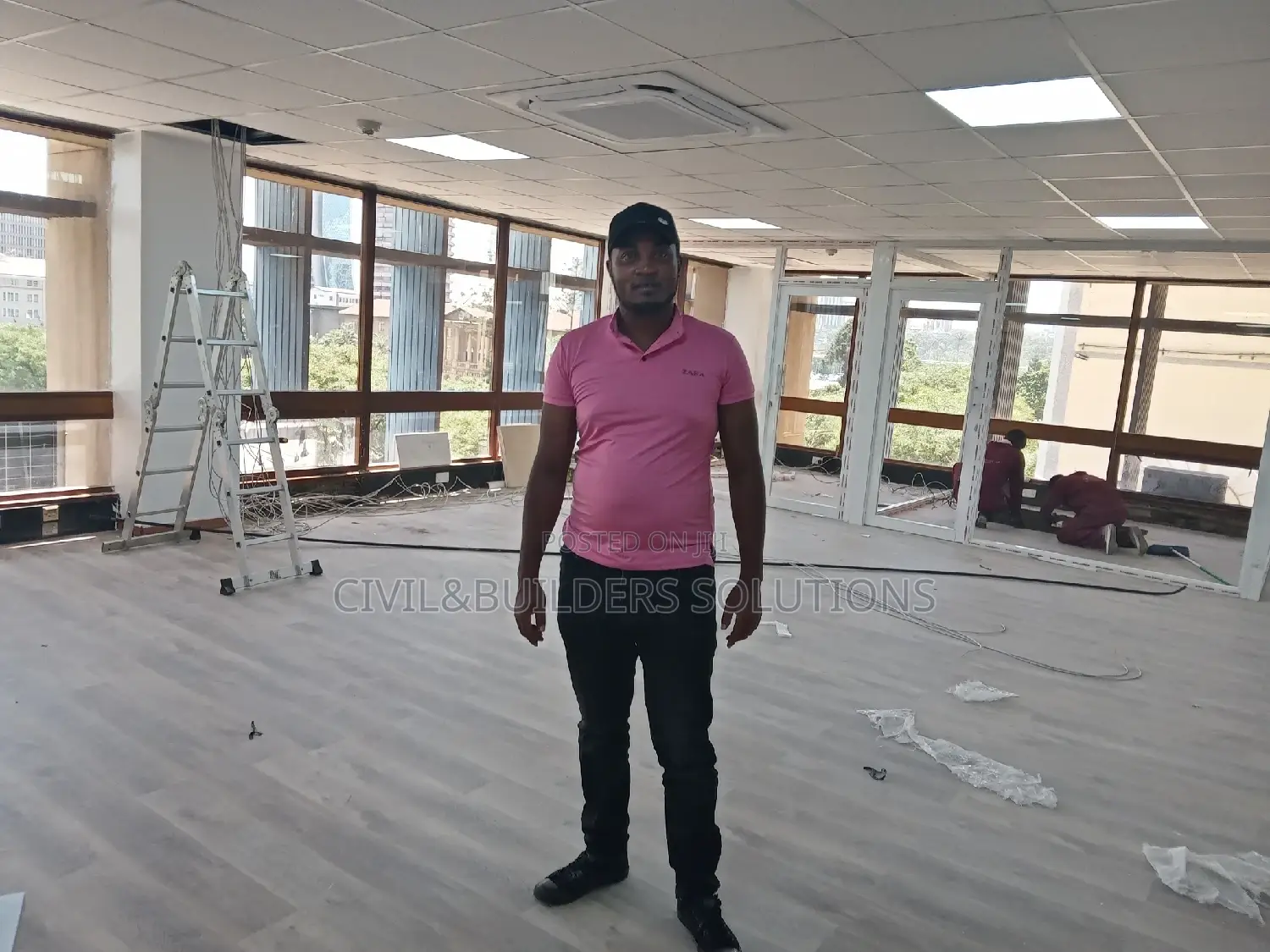 Spc Interlocking Floor Room, Supply And Fix