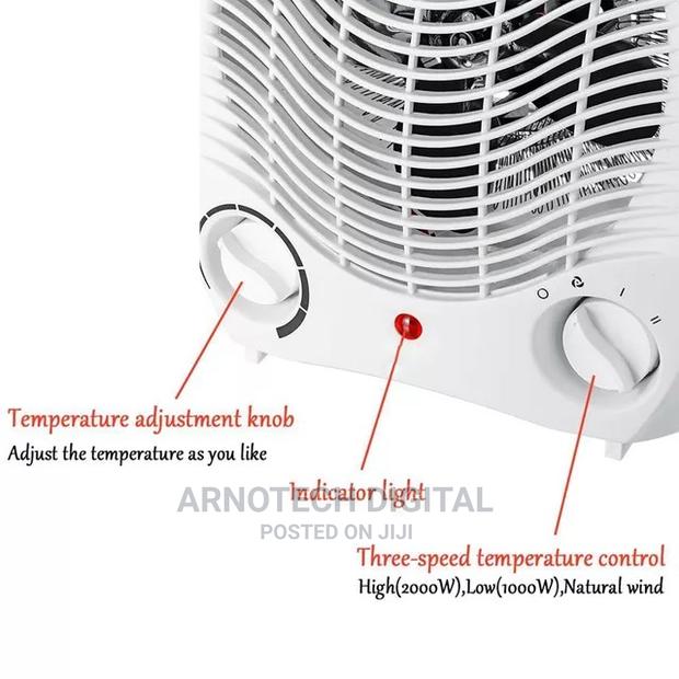 2000w Duo Fan-heater - thumbnail 3