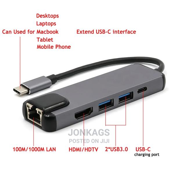 Type C 5 in 1 Hub - thumbnail 2