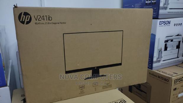 HP V241ib 23.8" FHD Monitor, Black In Color