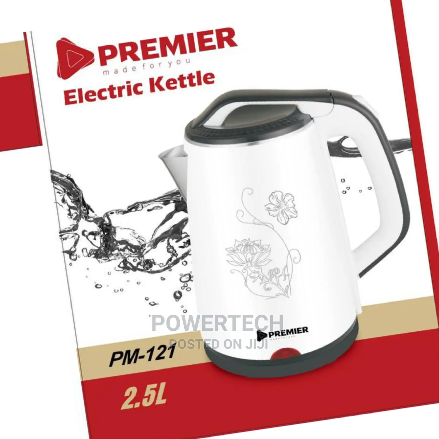 Premier 2.5litres Electric Kettle;