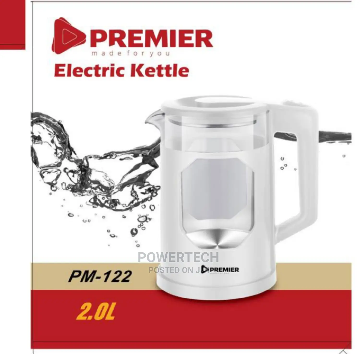 Cordless Electric Kettle 2.0litres.