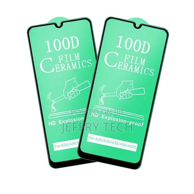 Ceramic Glossy Film 100D for Apple iPhone14pro 6.1” Black Mo - main view