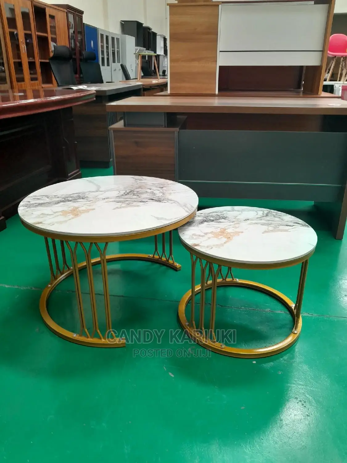 Pure Marble Nesting Stools