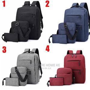 3pcs/Set Anti Theft Backpack - main view