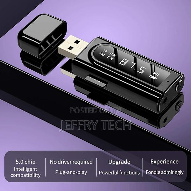 Bluetooth 5.0 Receiver MP3 Players Stereo Music FM Trans - thumbnail 5