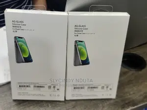 AG Glass Silicone Case for iPhone Case