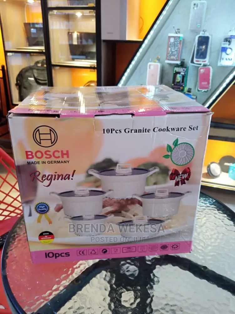 Bosch Bosch 10pcs Black Elegant Granite Cookware