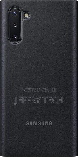 SAMSUNG Original Galaxy Note 10 Clear View Cover Case - Blac - thumbnail 2