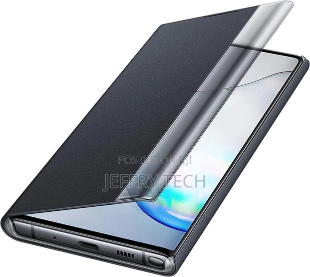 SAMSUNG Original Galaxy Note 10 Clear View Cover Case - Blac - thumbnail 3