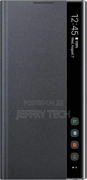 SAMSUNG Original Galaxy Note 10 Clear View Cover Case - Blac