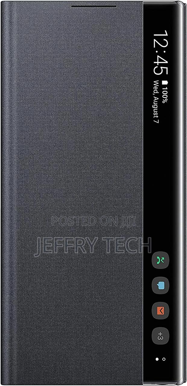 SAMSUNG Original Galaxy Note 10 Clear View Cover Case - Blac - thumbnail 4