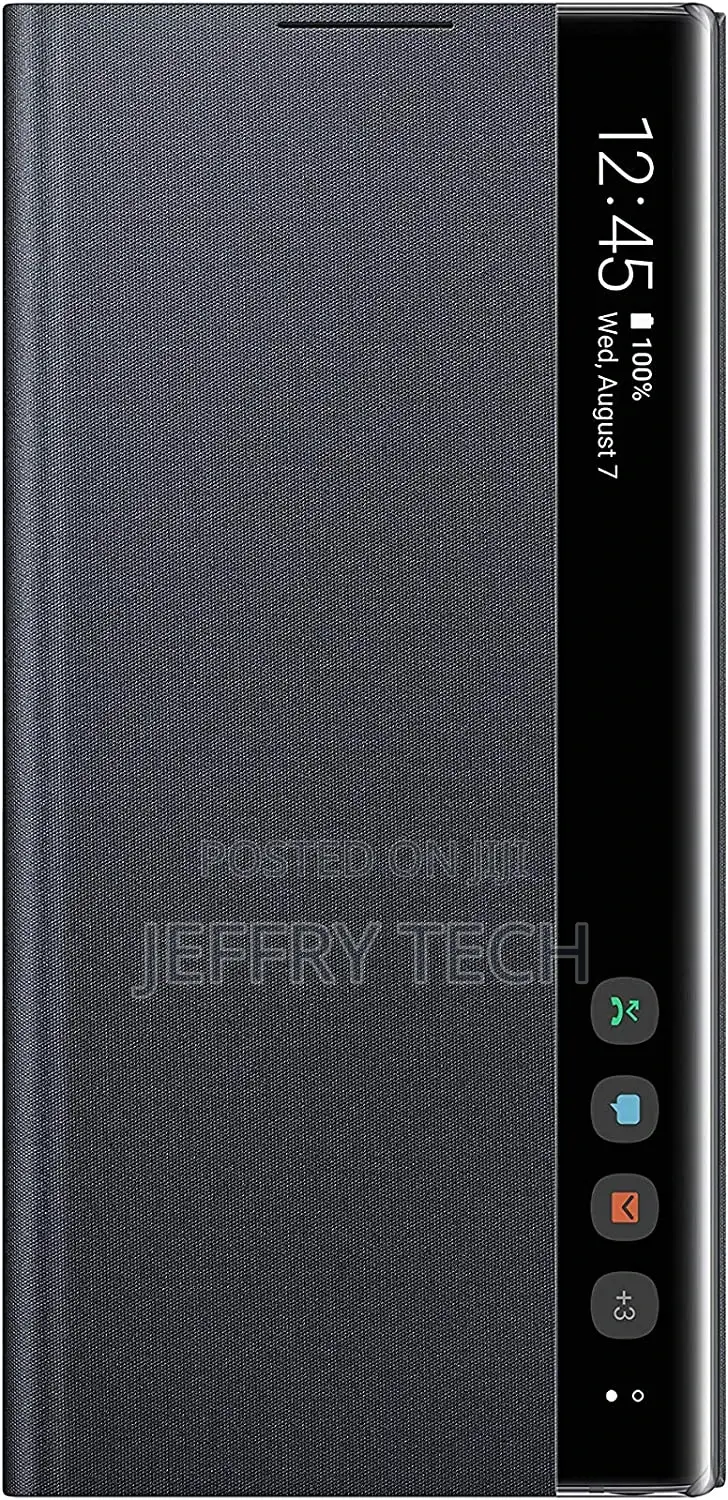 SAMSUNG Original Galaxy Note 10 Clear View Cover Case - Blac