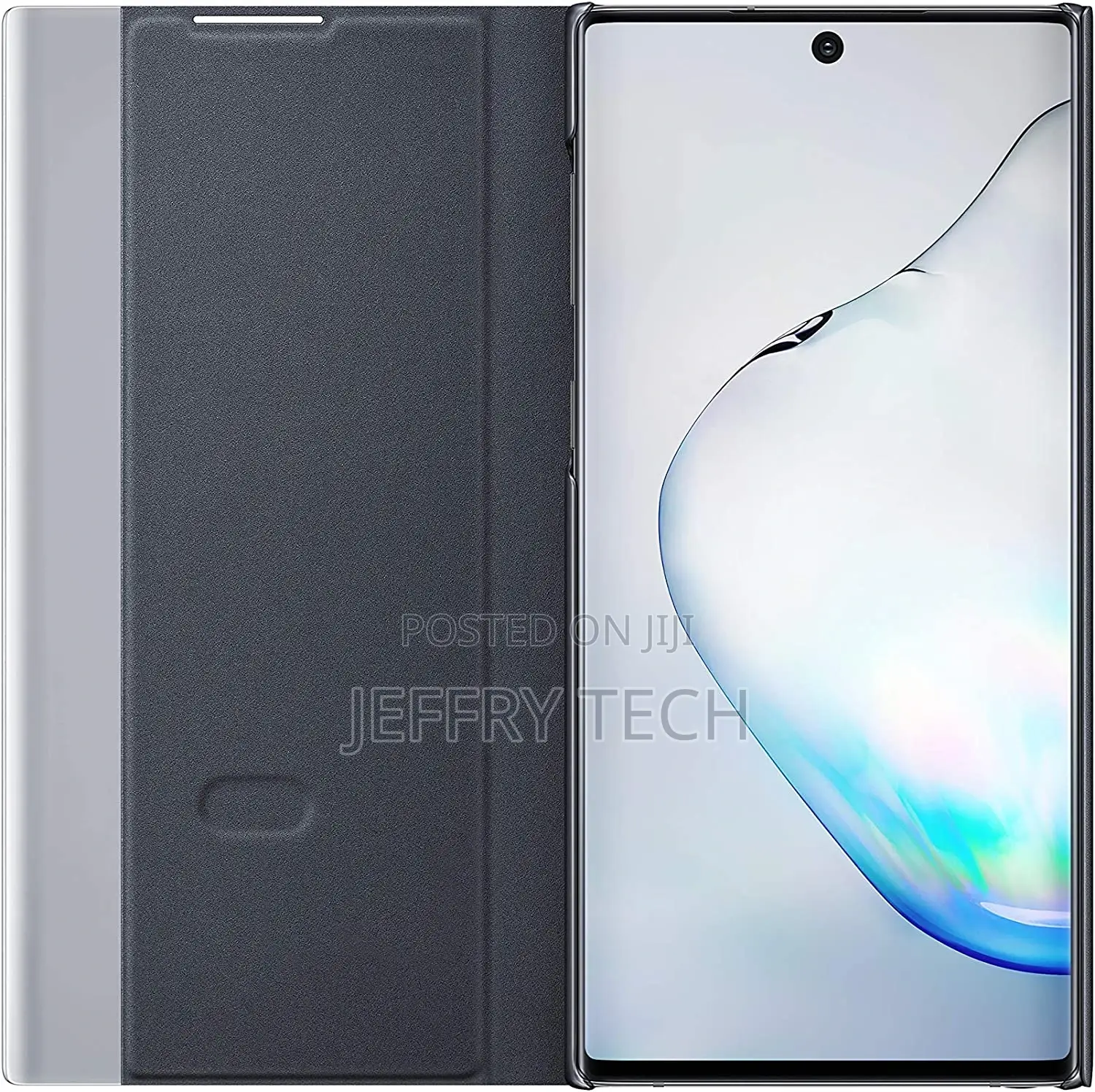 SAMSUNG Original Galaxy Note 10 Clear View Cover Case - Blac