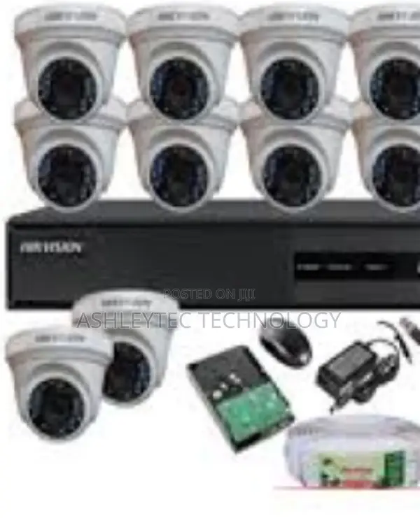 4 Cctv Camera Full Set Up and Installation