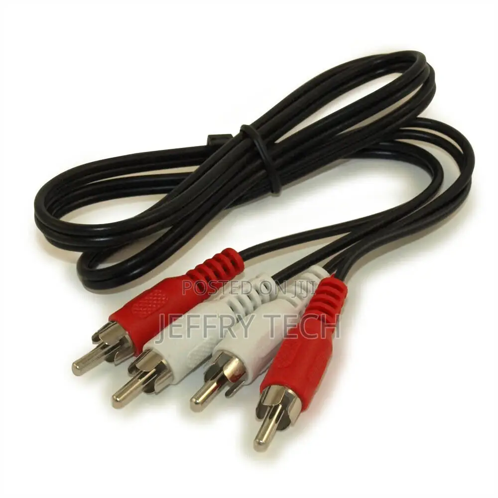 1.5m Wire RCA Audio Cables Male/Male (General Duty)