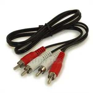 1.5m Wire RCA Audio Cables Male/Male (General Duty)