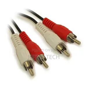 1.5m Wire RCA Audio Cables Male/Male (General Duty)