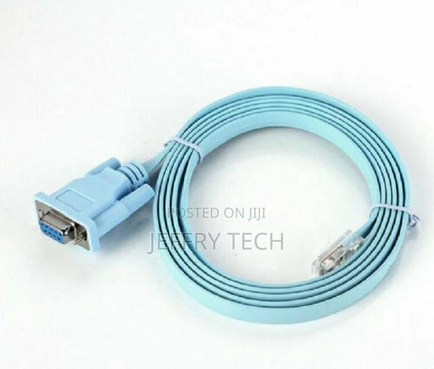 DB 9pin RS232 Serial to RJ45 CAT6 Ethernet Adapter LAN Conso