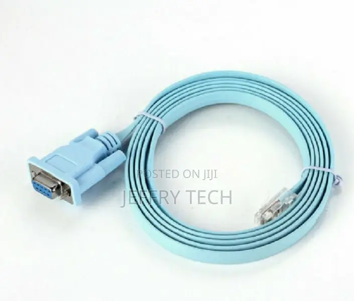 DB 9pin RS232 Serial to RJ45 CAT6 Ethernet Adapter LAN Conso