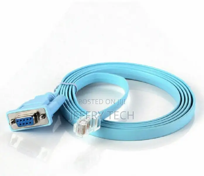 DB 9pin RS232 Serial to RJ45 CAT6 Ethernet Adapter LAN Conso