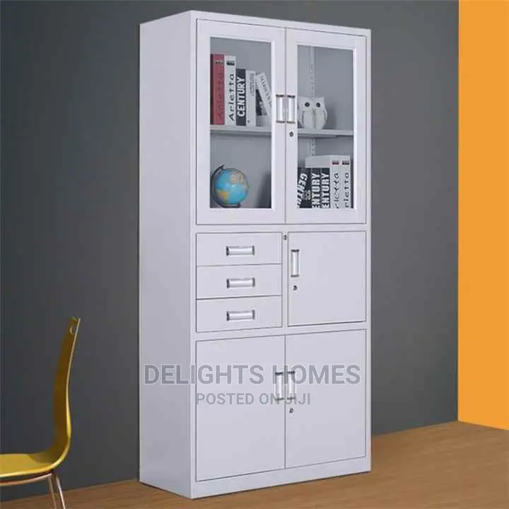 Metallic Steel Cabinet With Safe