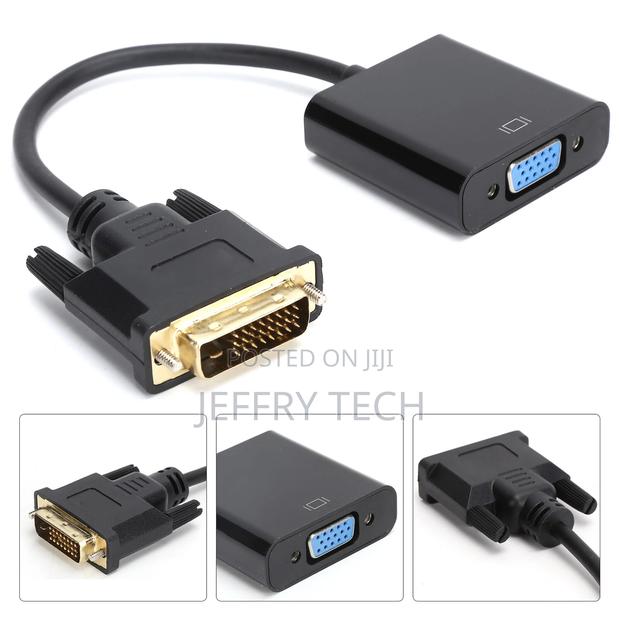 02 015 VGA Adapters DVI Male to VGA Female Adapter Reliable