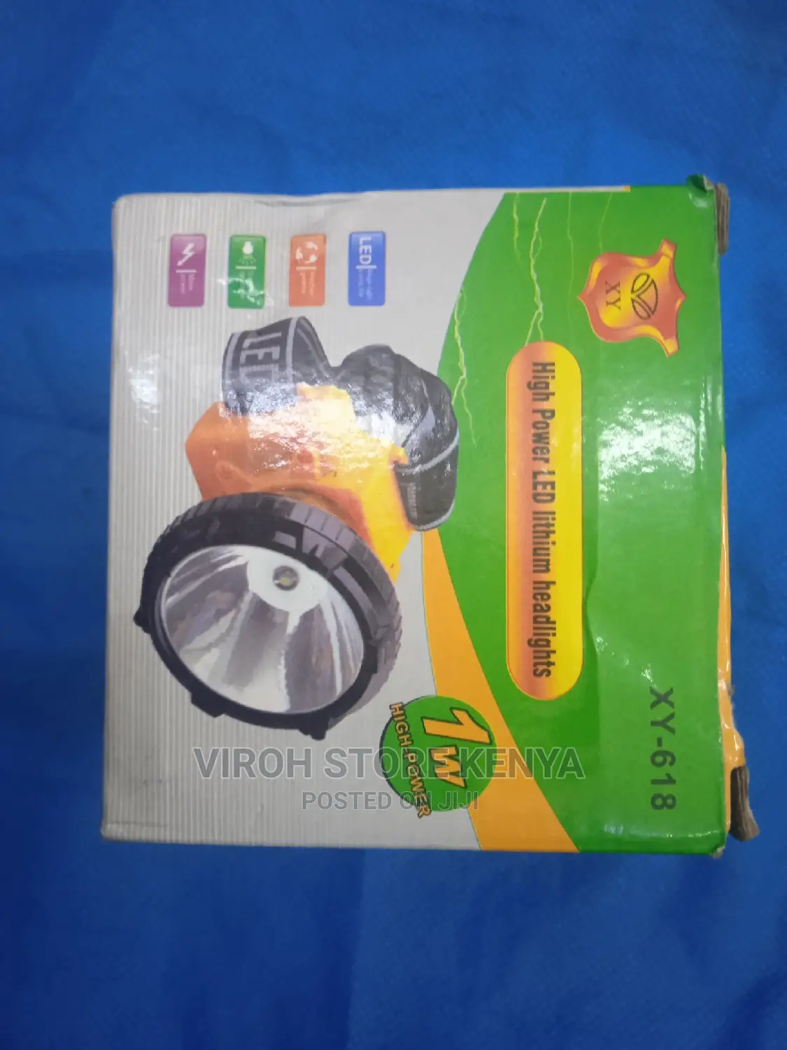 High Power LED Lithium Headlight With Strap