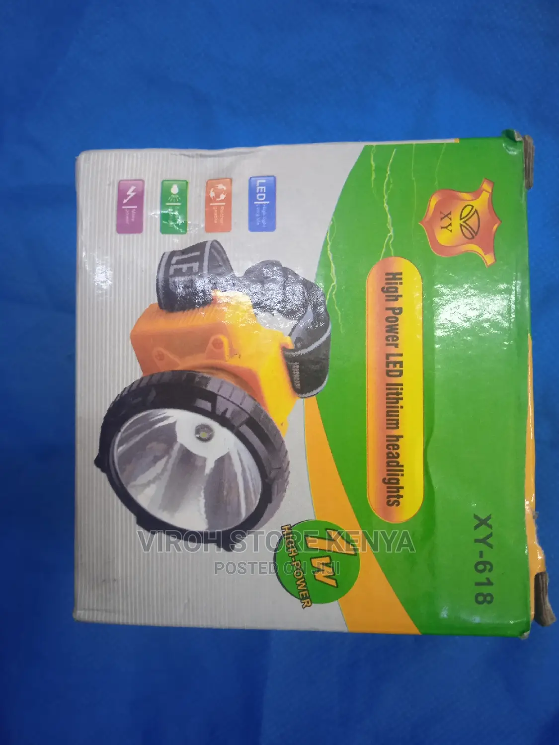 High Power LED Lithium Headlight With Strap