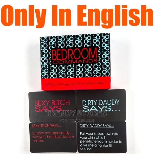 Bedroom Command Adult Card Game