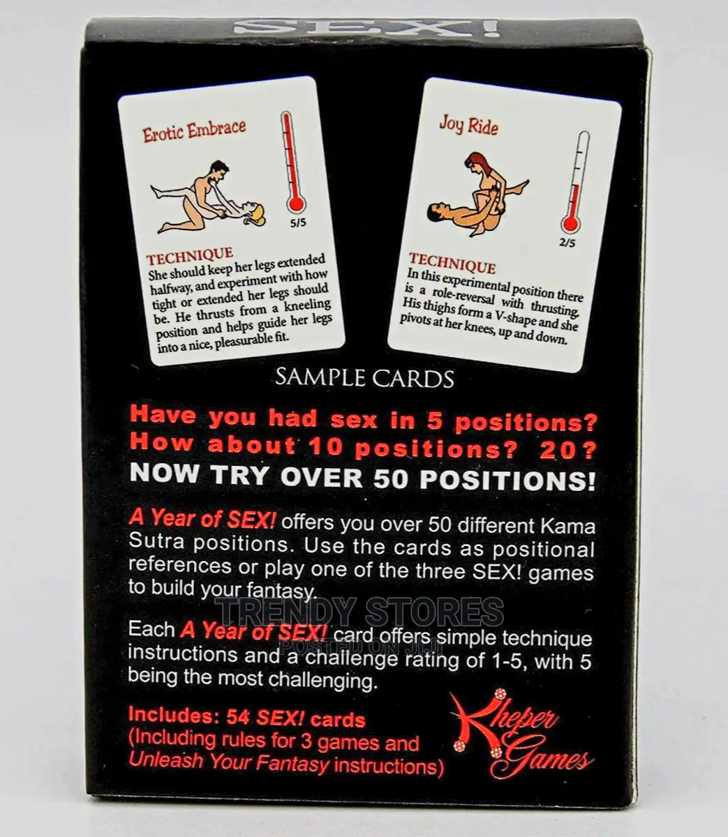A Year of Sex! Sexual Position Cards