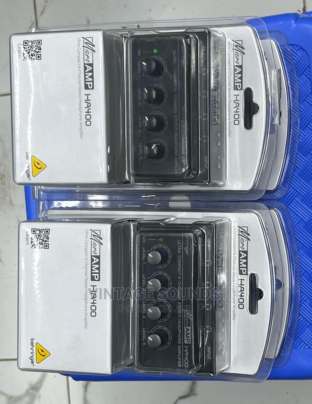 Behringer MICROAMP HA400 4line Stereo Headphone Amplifier - thumbnail 2