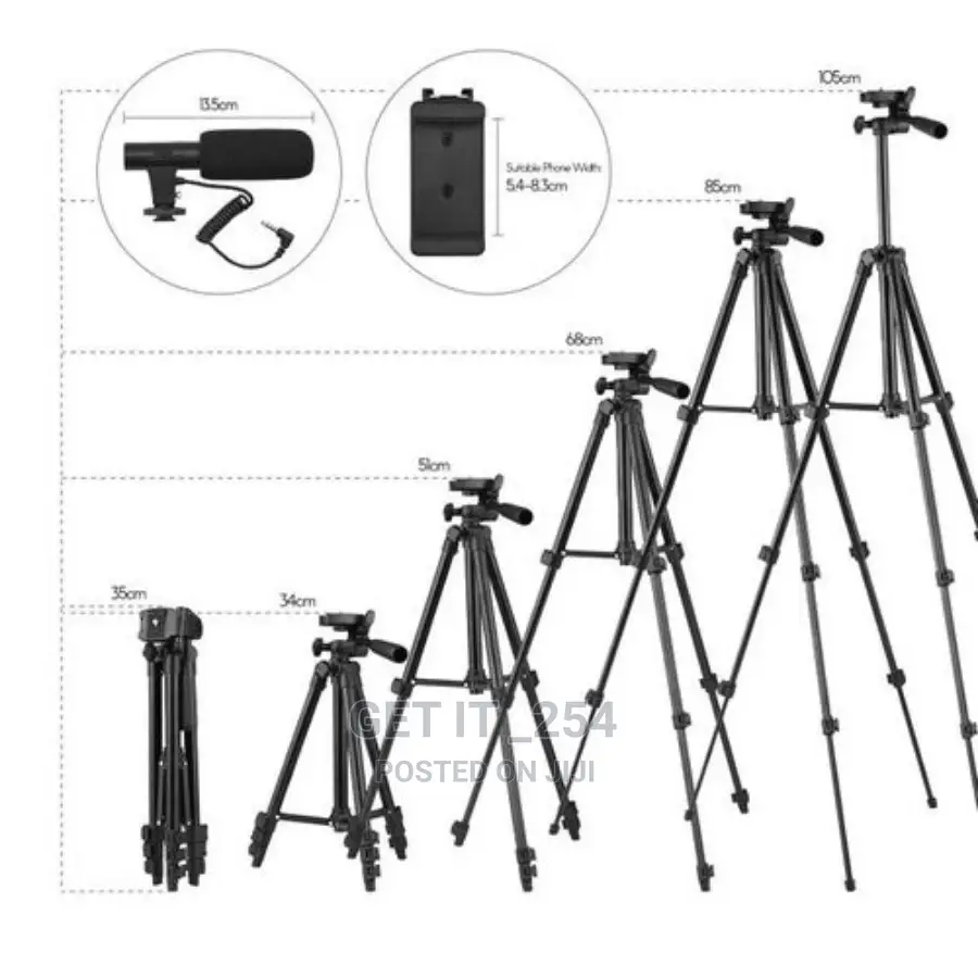 Content Creators Vlogging Kit+Tripod Stand