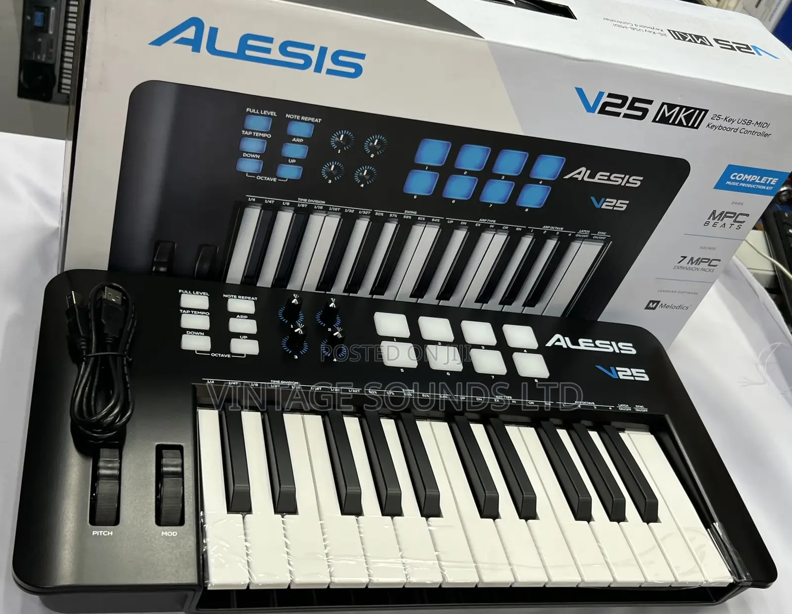 Alesis V25 - 25-Key USB MIDI Keyboard Controller