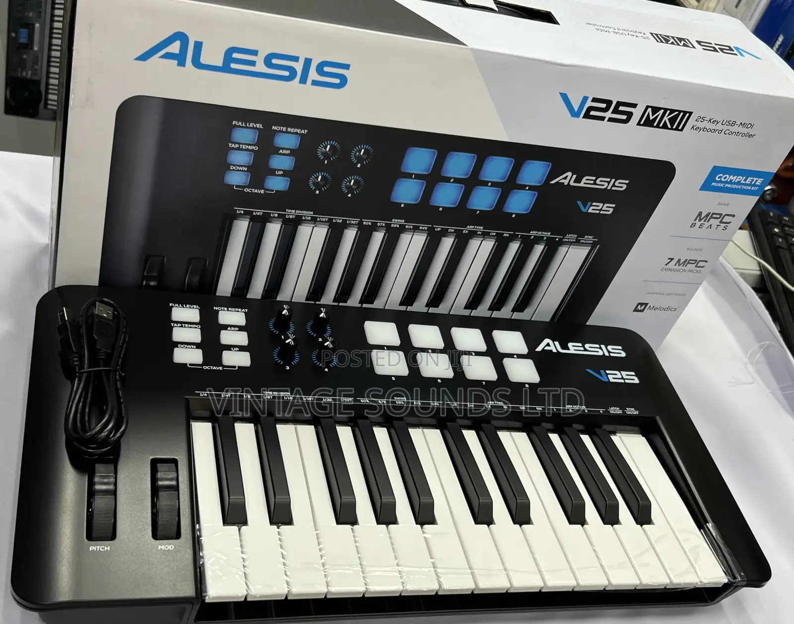 Alesis V25 MKII USB MIDI Keyboard Controller ,25 Velocity