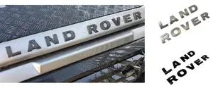 "Land Rover" Bonnet/ Boot Raised 3d Letters Decals