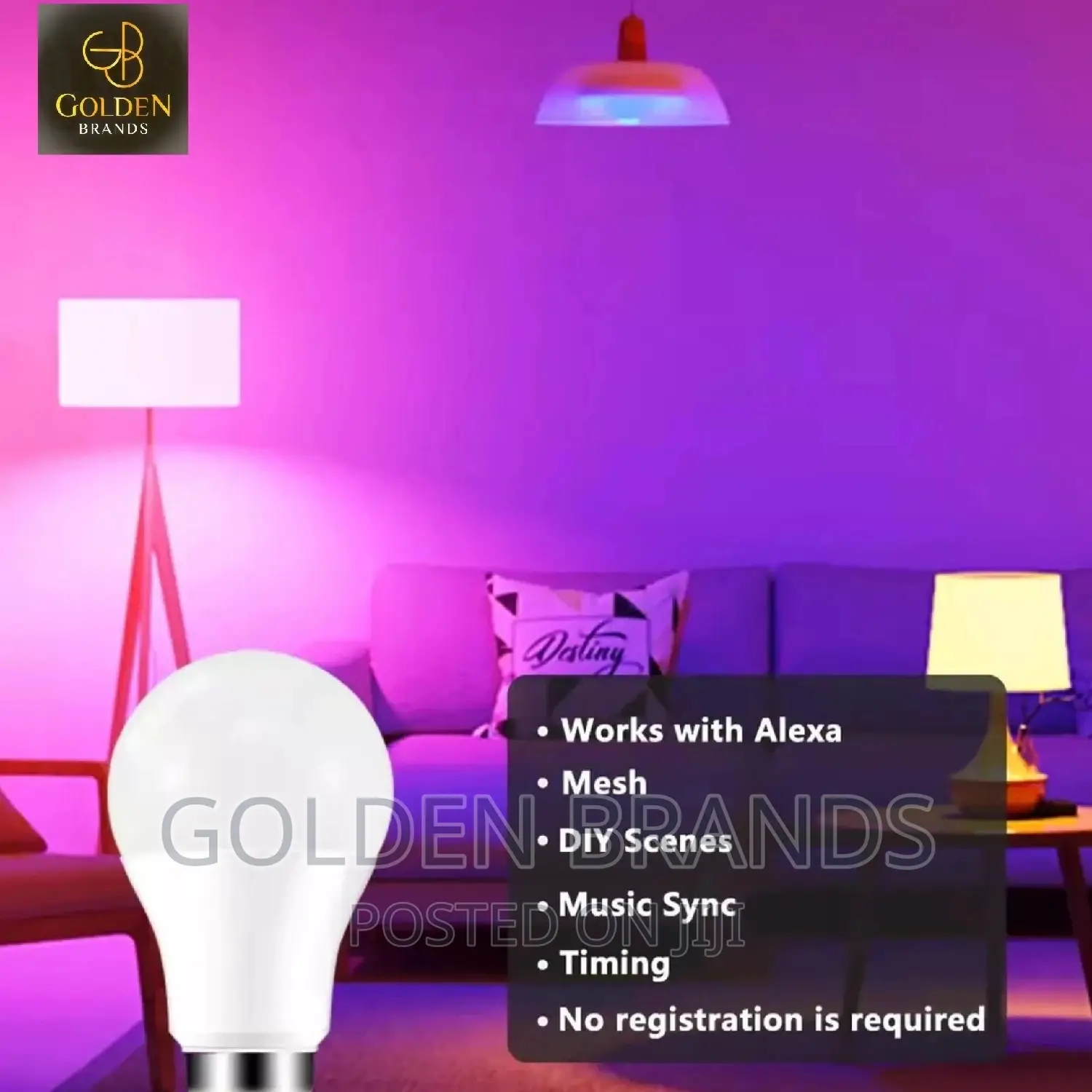 LED Smart Light Bulb, Color Changing Alexa Light