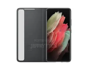 Samsung S View Flip Cover for Galaxy S21 Ultra 5G - Black