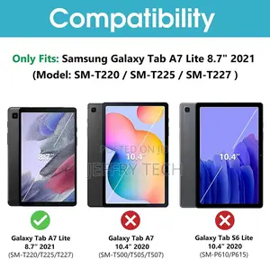2 X Glass Screen Protector for Samsung Galaxy Tab A7 Lite 8.
